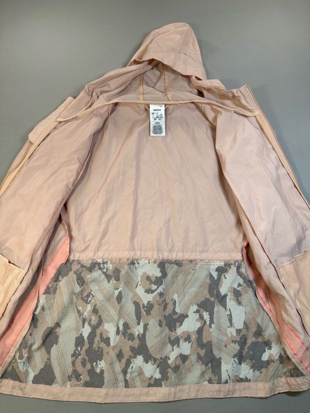 Adidas x Zoe Saldana Hooded Windbreaker Jacket, Full Zip - Womens Medium - Picture 13 of 16